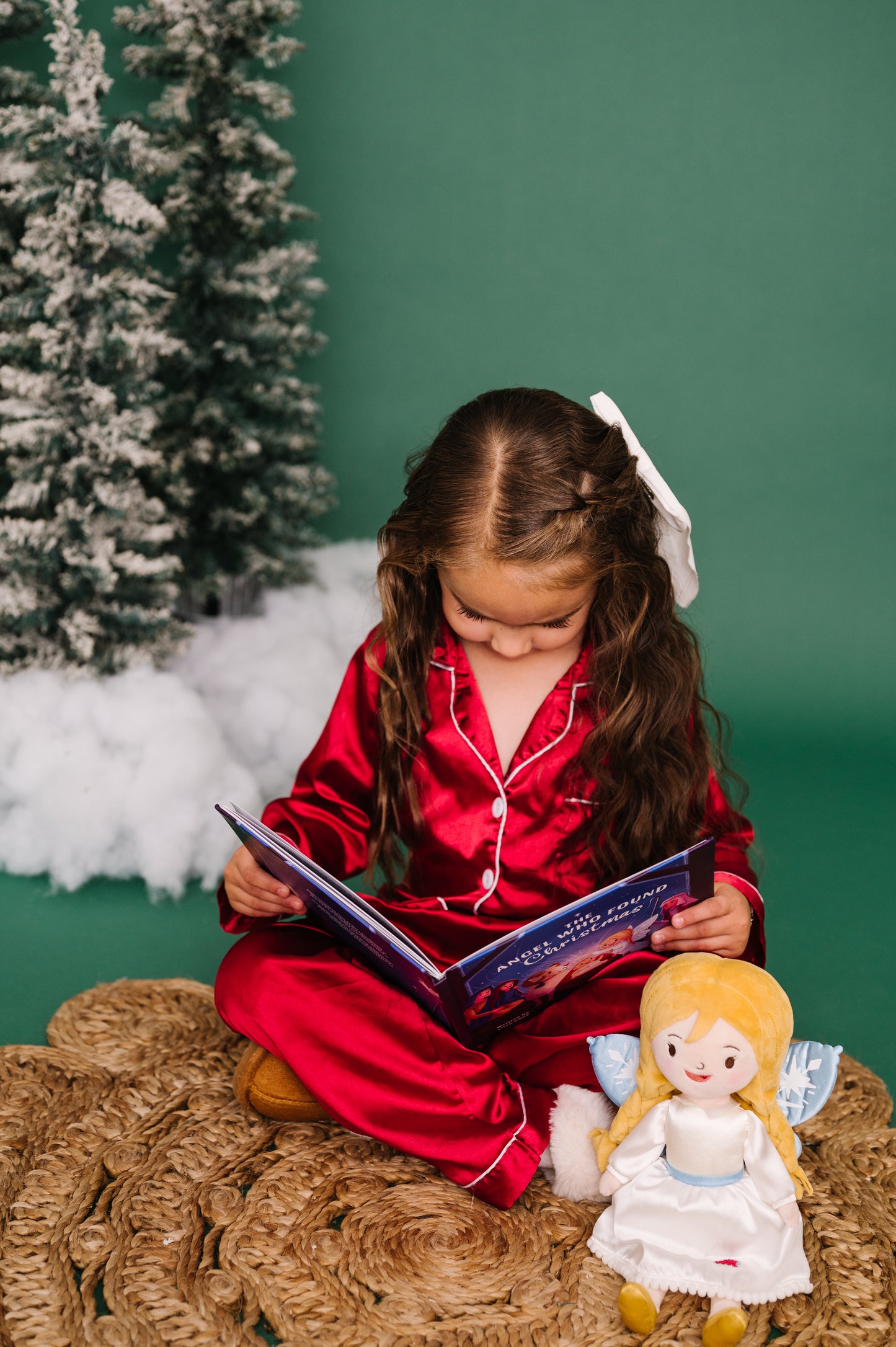 Interactive Christmas book and angel doll