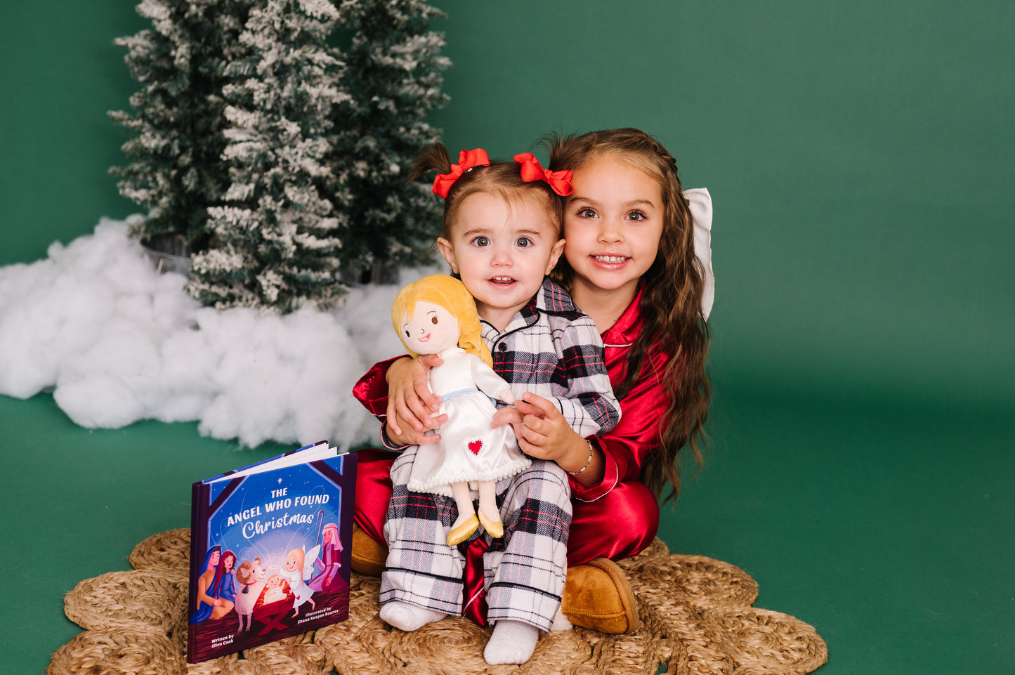 Interactive Christmas book and angel doll