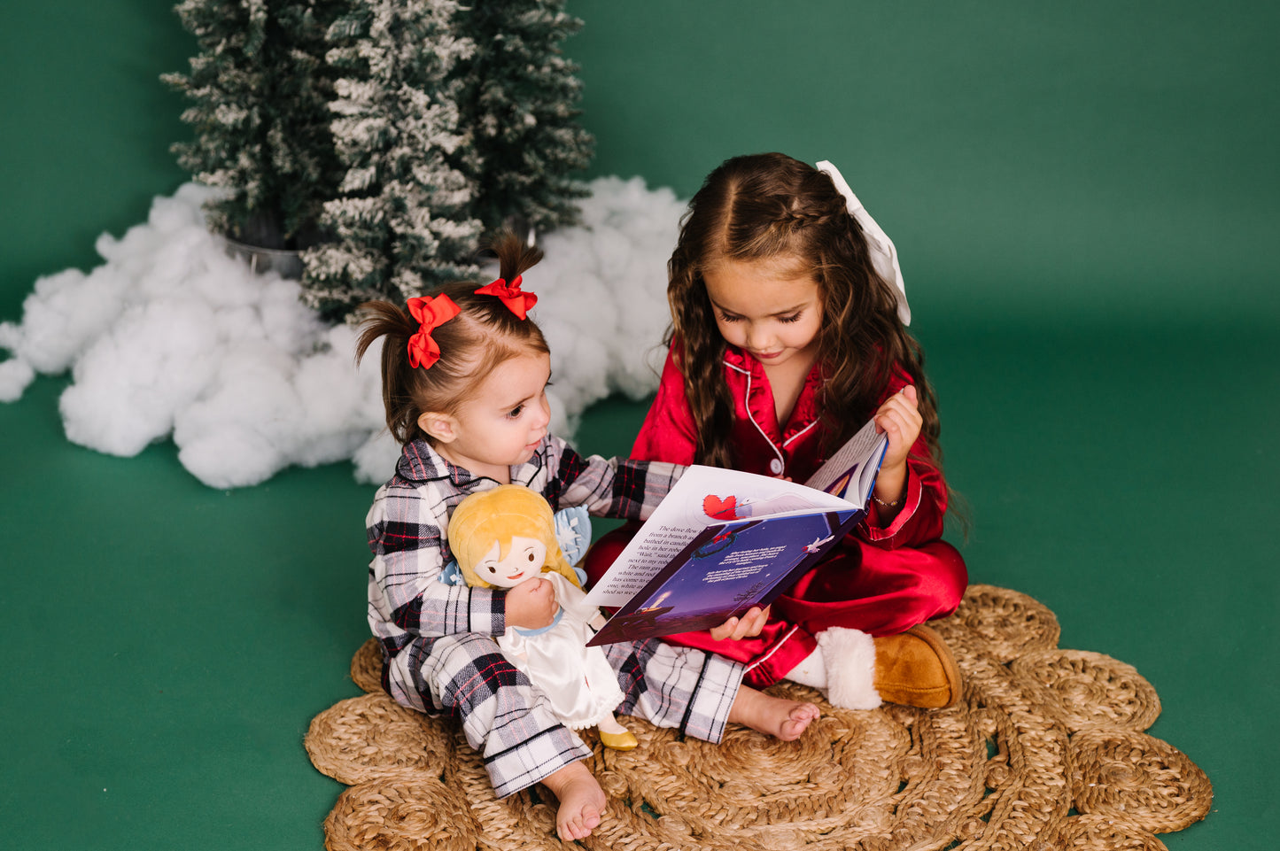 Interactive Christmas book and angel doll