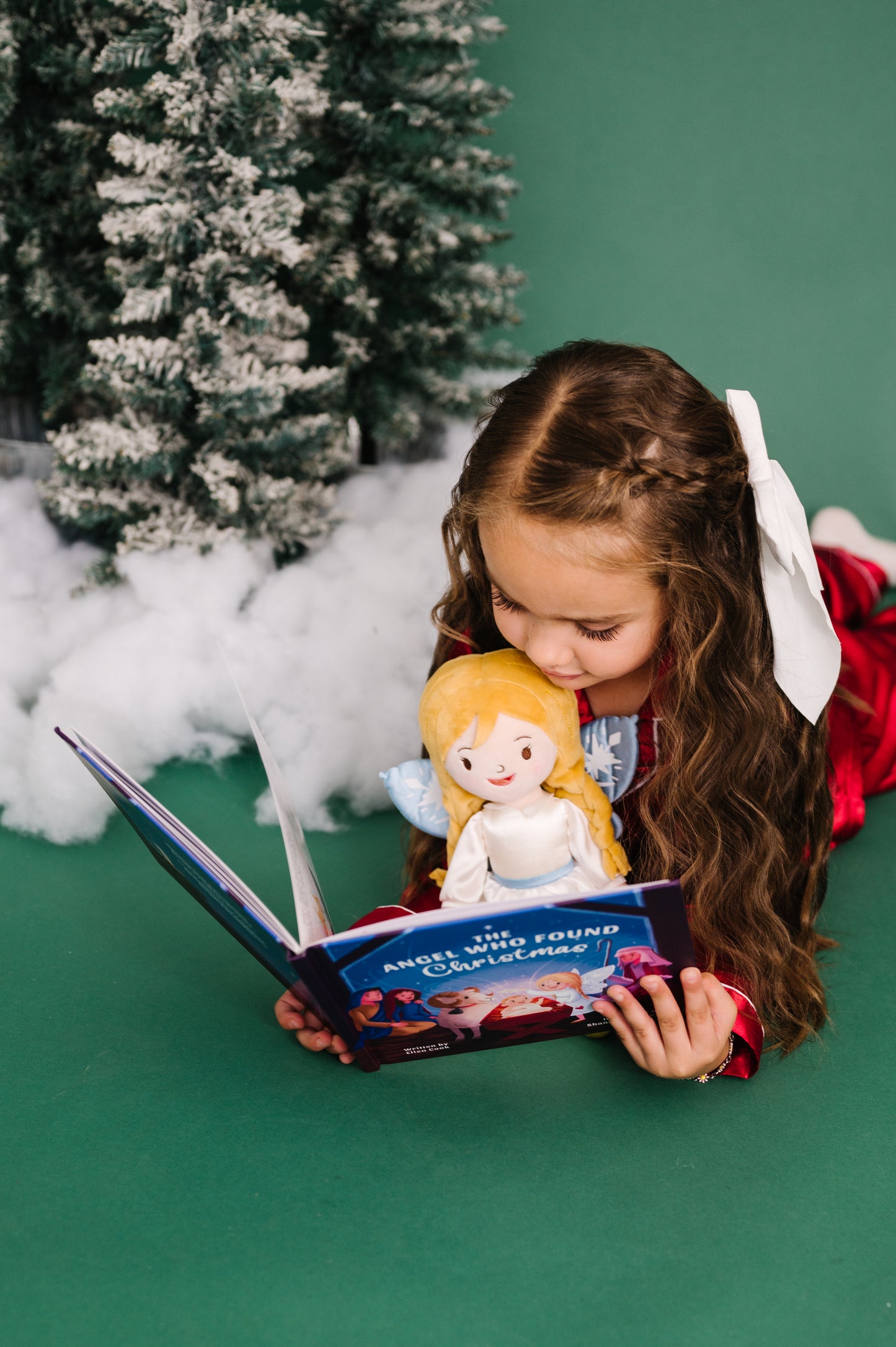 Interactive Christmas book and angel doll