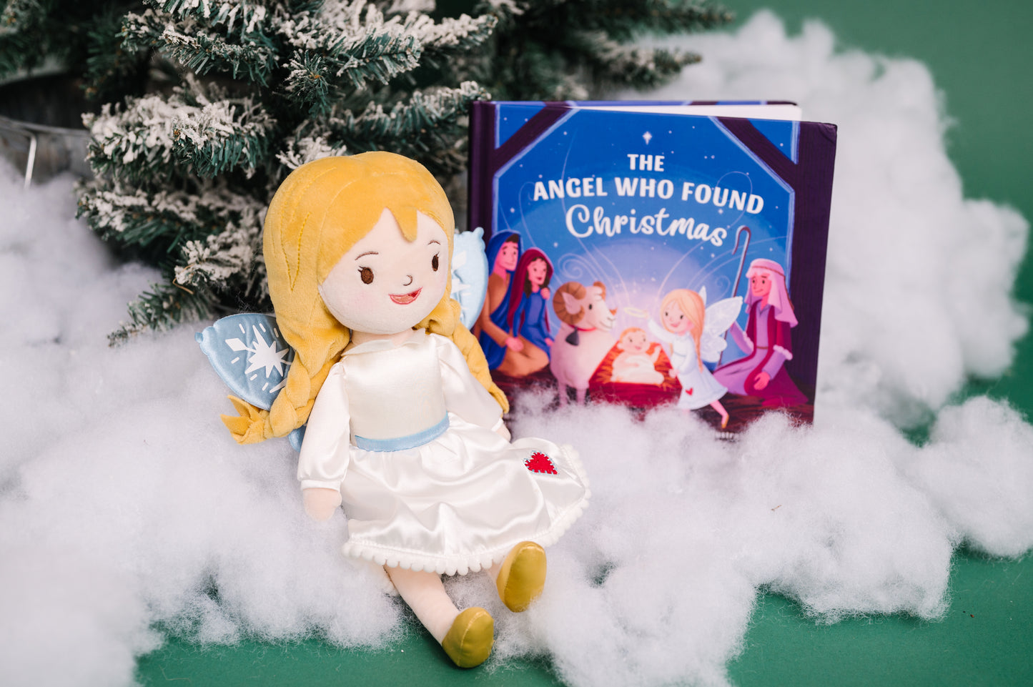 Interactive Christmas book and angel doll