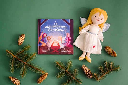 Interactive Christmas book and angel doll
