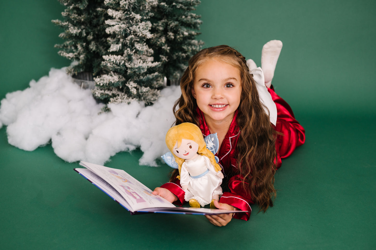 Interactive Christmas book and angel doll