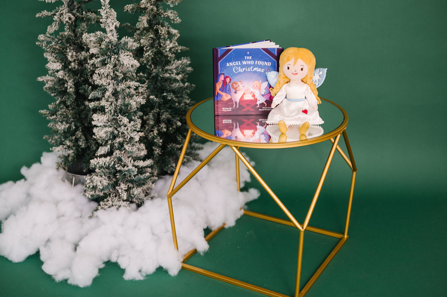 Interactive Christmas book and angel doll