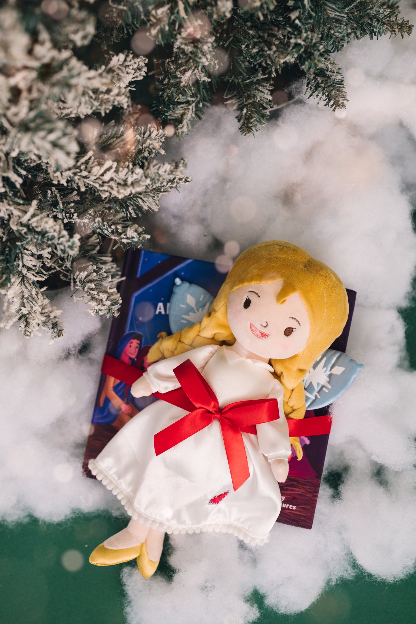 Interactive Christmas book and angel doll