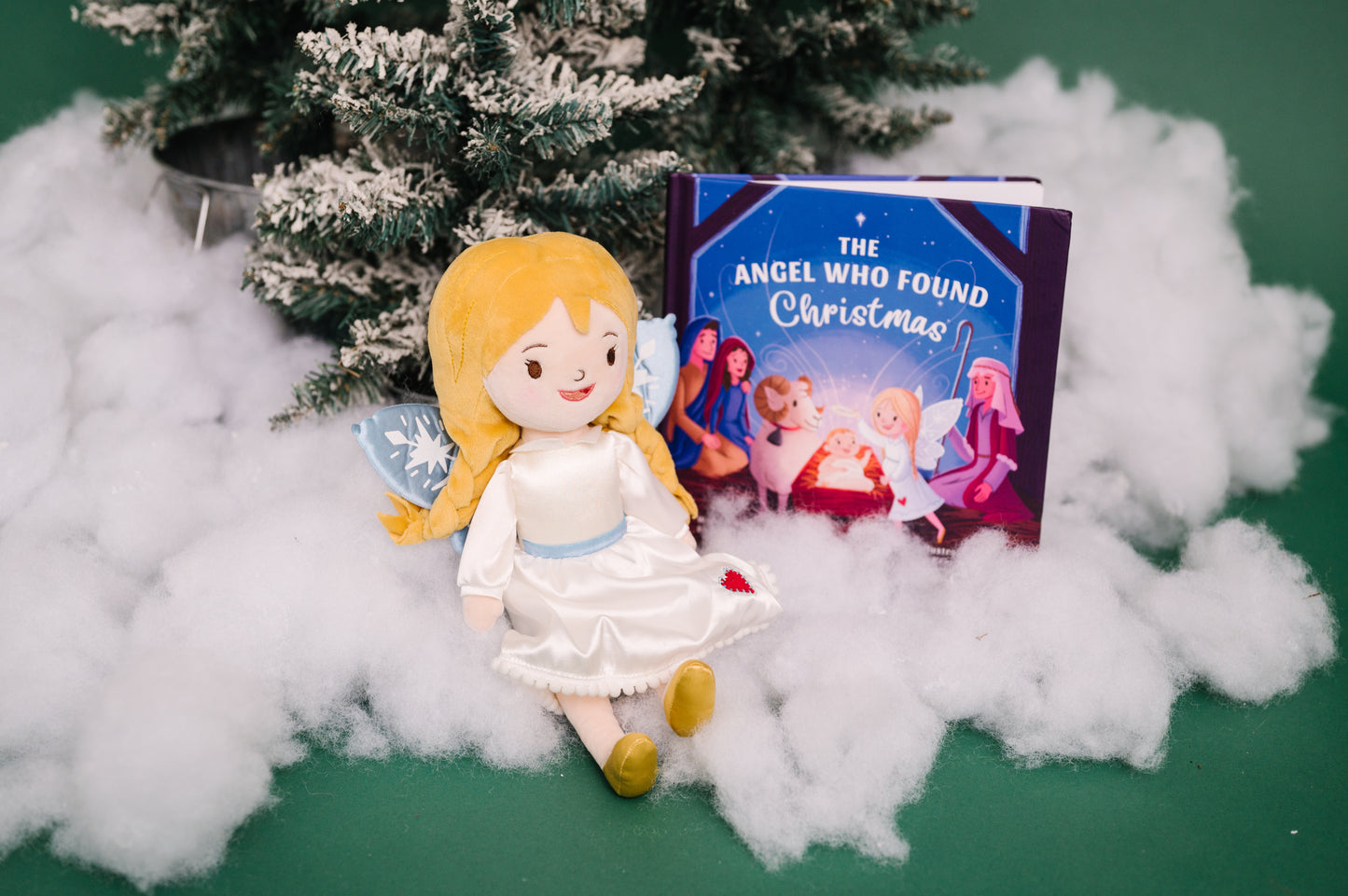 Interactive Christmas book and angel doll